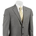 Joseph Abboud Men's Black Check Wool Blazer