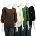Emma & Posh Women's Puff-sleeve Cashmere Sweater