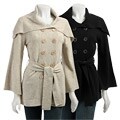 Emma & Posh Women's Belted Cashmere Sweater Coat
