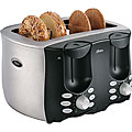 Oster Toaster 4-slice Side-by-Side Stainless Steel Toaster