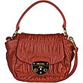 Prada Red Dressy Gaufre Tote