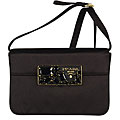 Prada Black Satin Convertible Strap Clutch