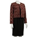 FINAL SALE Nine West Women's 2-piece Tweed Ponte Dress Suit