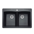 BlancoDiamond Silgranit Double-bowl Kitchen Sink