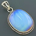 Sterling Silver Opalite Pendant (India) 