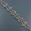 Sterling Silver Multi-stone Bracelet (India)
