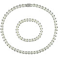 Freshwater Pearl Necklace and Bracelet Set (6-7 mm)
