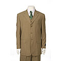 Ferrecci Elegant Men's Sand 3-piece Suit