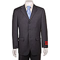 Mantoni Men's 3-button Grey Wool Suit