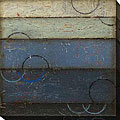 DeRosier 'Blue Spectrum II' Giclee Canvas Art