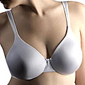 Olga Comfort Sleek Strap Minimizer White Bra