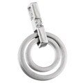 Hot Diamonds Sterling Silver Diamond Ring Necklace