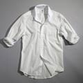 Hickey Men's White Pine Linen Dress Shirt