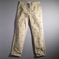 Hicky Embroidered Fishbone Men's Pants