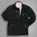 Hickey Men's Black Biker Jacket