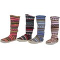Muk Luks Women's Fairisle Knit Toggle Memory Foam Boots