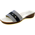 Sandies Women's 'Apres' Roma Navy Golf Sandals