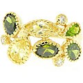 Goldplated Fancy Cubic Zirconia Ring