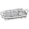 Stainless Steel 3-in-1 Buffet Server and Warming Tray
