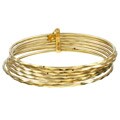 14k Gold over Silver 7 inch Semanario Bangles