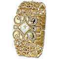 Haurex Italy Ducale Women's Goldtone Crystal Watch