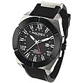 Haurex Italy Challenger Men's GMT Rubber Strap Watch Model # 8A305UN1