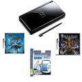 Nintendo DS Black Bundle with 2 Games, 25 Extras