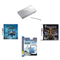 Nintendo DS Silver Bundle - With 2 Games & 25 Extras