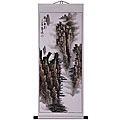 'Chinese Mountains' Asian Art Wall Scroll Painting