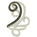 Silvertone Fancy Cubic Zirconia Ring