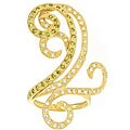 Goldplated Fancy Cubic Zirconia Ring