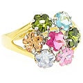 Goldplated Fancy Cubic Zirconia Ring
