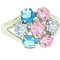 Fancy Multi Cubic Zirconia Ring