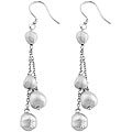 Sterling Silver Bead Drop Earrings