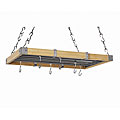 Expandable Bamboo Rectangular Ceiling Rack