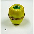 Limoges Hand-painted Yellow Bell Pepper Keepsake Box