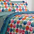Vega Modern Circles All Cotton Twin Bedding Ensemble