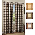 Brockport 84-inch Plaid Window Curtain Panel