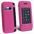 Pink Silicone Skin Case for LG VX10000 Voyager