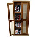 Contemporary 41-inch Media Storage Tower