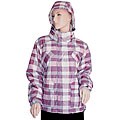 Pulse Women's Plaid Purple Snowboard Jacket