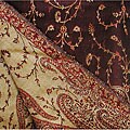 Set of 5 Wool Jacquard Jamawar Shawls (India)