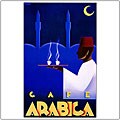 Steve Forney 'Cafe Arabica' Canvas Art