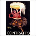 Leonetto Cappiello 'Contratto' Framed Art