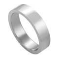 Stainless Steel Polished 6-mm Flat Band