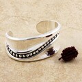 Sterling Silver Marching Beads Bracelet (Mexico)