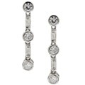 Sterling Silver Cubic Zirconia Drop Earrings
