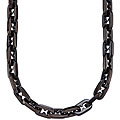 Stainless Steel Men's Blacktone Razor Necklace