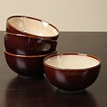 Sango Nova Brown 4-piece Ice Cream Bowl Set