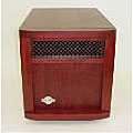 New Solar Comfort Mahogany Infrared Electric Heater